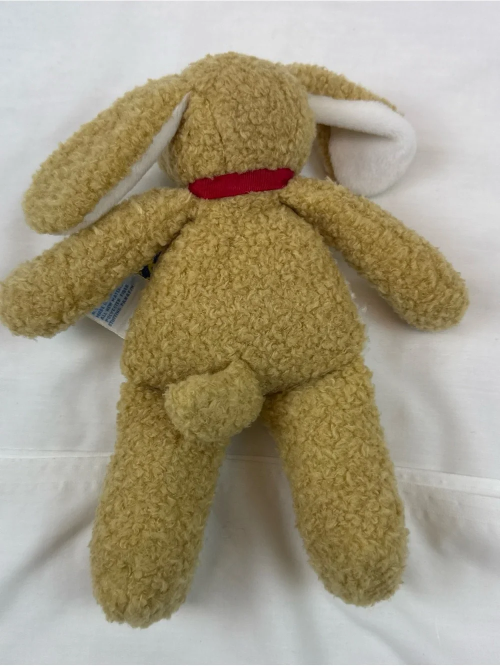 Vintage OshKosh B'gosh Tan & White Plush Puppy Toy